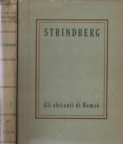 Gli abitanti di Hemso - August Strindberg - copertina