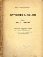 Istituzioni di patrologia parte I