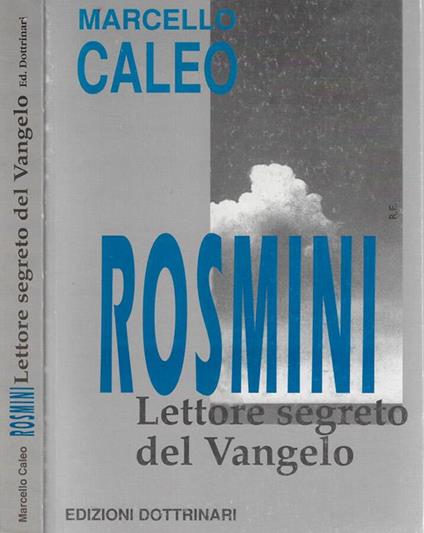 Rosmini - Marcello Caleo - copertina
