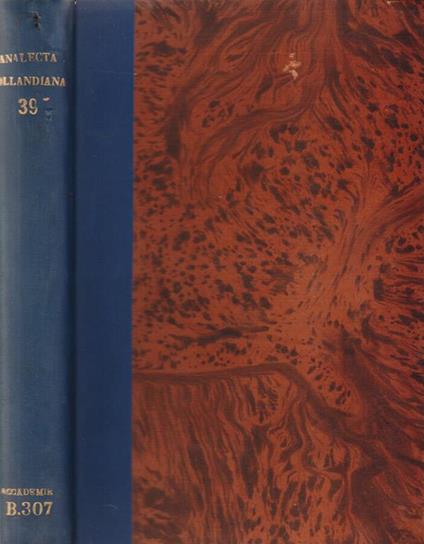 Analecta Bollandiana - Angelico da Civitavecchia - copertina