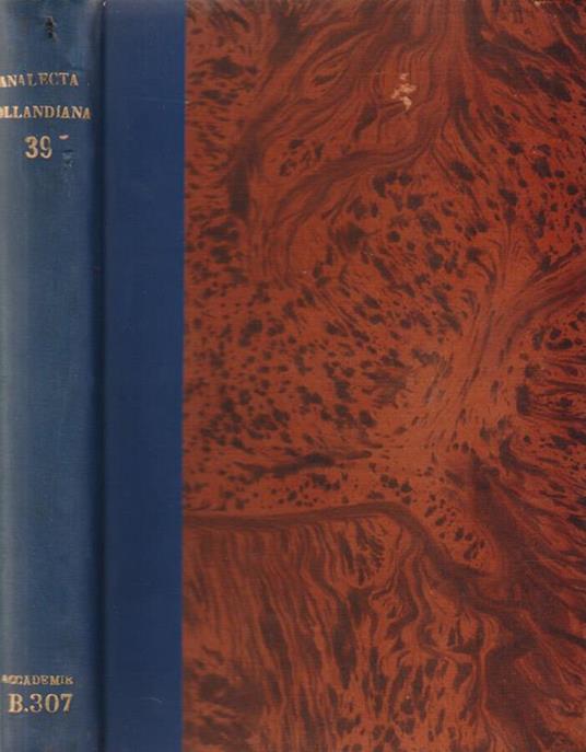 Analecta Bollandiana - Angelico da Civitavecchia - copertina