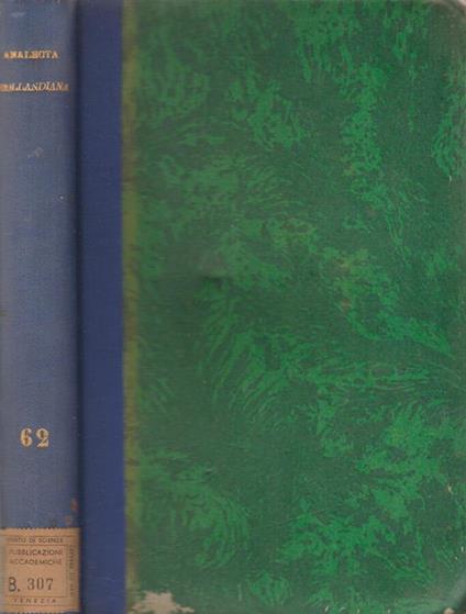 Analecta Bollandiana - Angelico da Civitavecchia - copertina