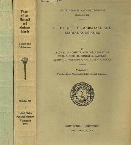 Fishes of the marshall and marianas islands. Vol.1, 2 - copertina