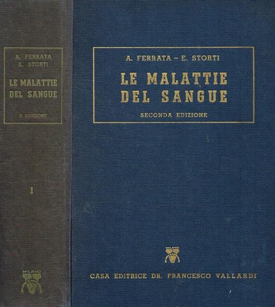 Le malattie del sangue vol.I - Adolfo Ferrata - copertina
