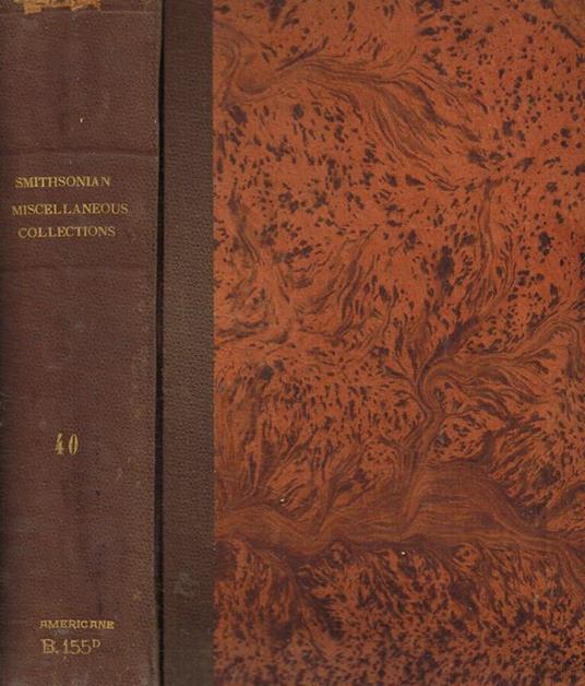 Smithsonian miscellaneous collections vol. XL - copertina