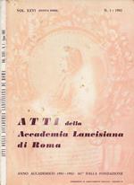 Atti della Accademia Lancisiana di Roma