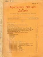 Informatore botanico italiano. Bollettino della societa botanica italiana. Vol 18, fasc.1/3, anno 1986