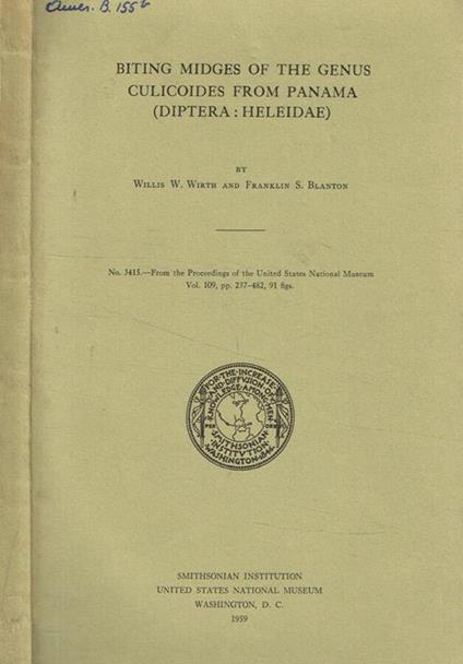Biting midges of the genus culicoides from panama (diptera: heleidae) - copertina