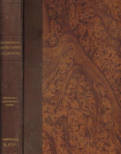 Smithsonian meteorological tables - copertina