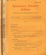 Informatore botanico italiano. Bollettino della societa botanica italiana. Vol.19, fasc.1, 2, 3, anno 1987