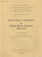 Henrik Kroyer's Publications on Pelagic Marine Copepoda (1868-1849)