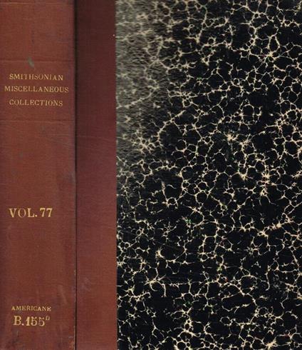 Smithsonian miscellaneous collections vol.77 - copertina