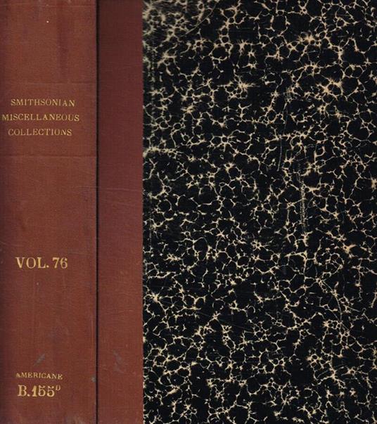 Smithsonian miscellaneous collections vol.76 - copertina