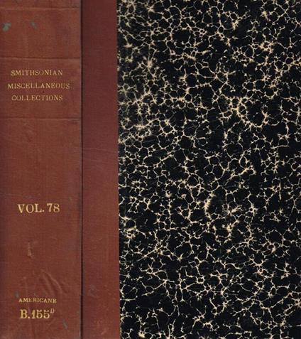 Smithsonian miscellaneous collections. Explorations and field-work of the smithsonian istitution in 1925 - copertina