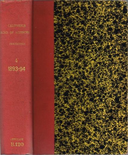 Proceedings of the California Academy of Sciences - copertina