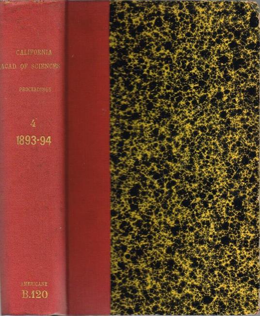 Proceedings of the California Academy of Sciences - copertina
