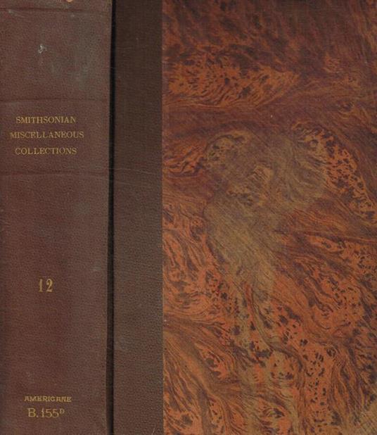 Smithsonian miscellaneous collections .Vol. XII - copertina