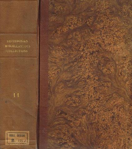 Smithsonian miscellaneous collections. Vol. XI - copertina