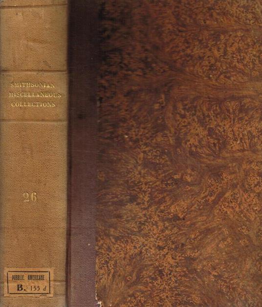 Smithsonian miscellaneous collections. Vol. XXVI - copertina