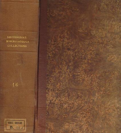 Smithsonian miscellaneous collections vol XVI - copertina
