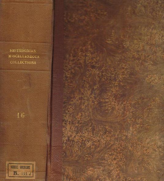 Smithsonian miscellaneous collections vol XVI - copertina