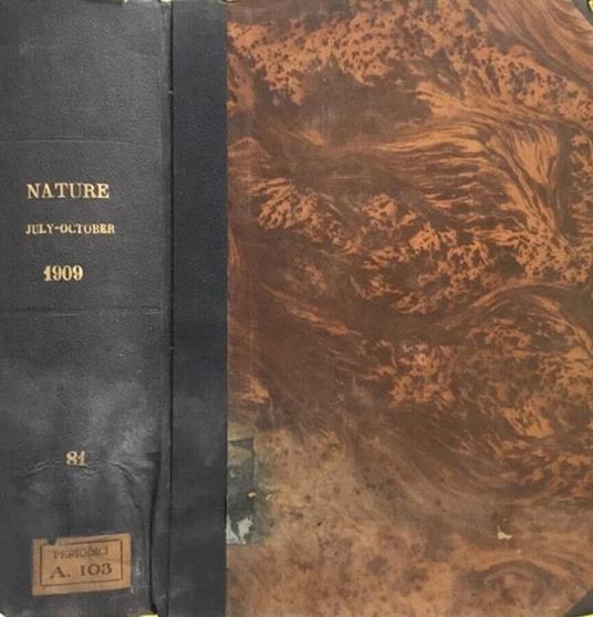 Nature a weekly illustrated journal of science - Angelico da Civitavecchia - copertina