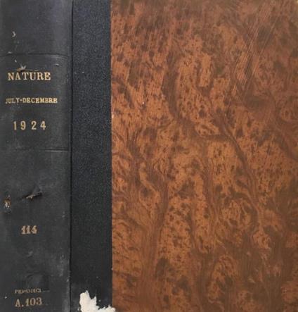 Nature a weekly illustrated journal of science - Angelico da Civitavecchia - copertina