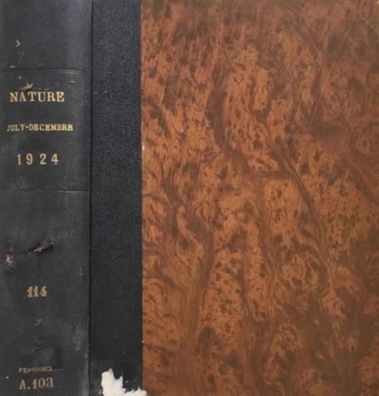 Nature a weekly illustrated journal of science - Angelico da Civitavecchia - copertina