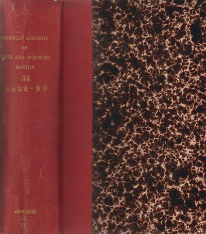 Proceedings of the American Academy of Arts and Sciences - Angelico da Civitavecchia - copertina