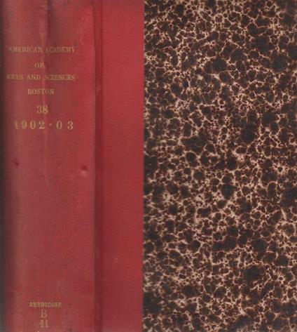 Proceedings of the American Academy of Arts and Sciences - Angelico da Civitavecchia - copertina