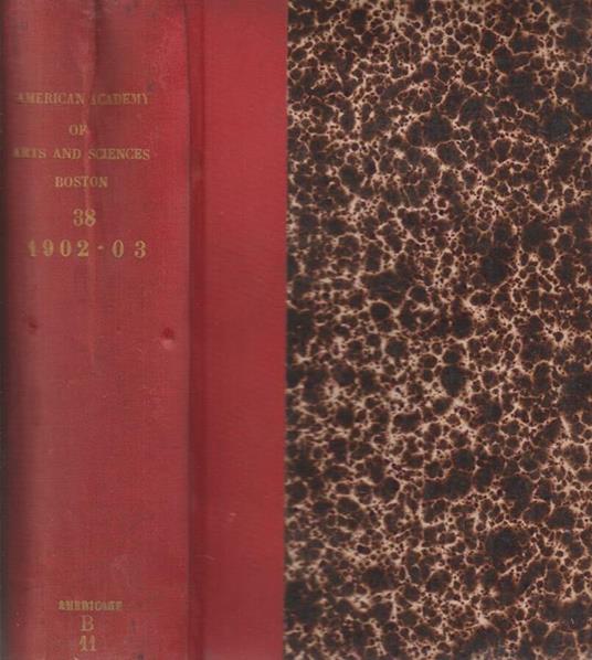 Proceedings of the American Academy of Arts and Sciences - Angelico da Civitavecchia - copertina