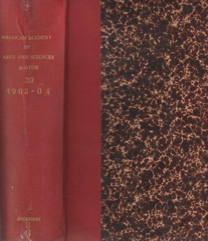 Proceedings of the American Academy of Arts and Sciences - Angelico da Civitavecchia - copertina