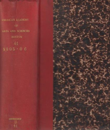 Proceedings of the American Academy of Arts and Sciences - Angelico da Civitavecchia - copertina