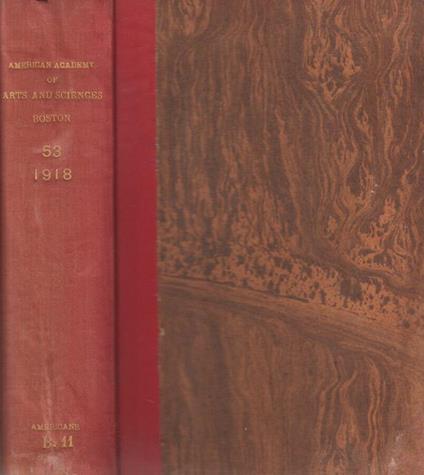 Proceedings of the American Academy of Arts and Sciences - Angelico da Civitavecchia - copertina