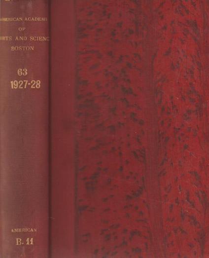 Proceedings of the American Academy of Arts and Sciences - Angelico da Civitavecchia - copertina