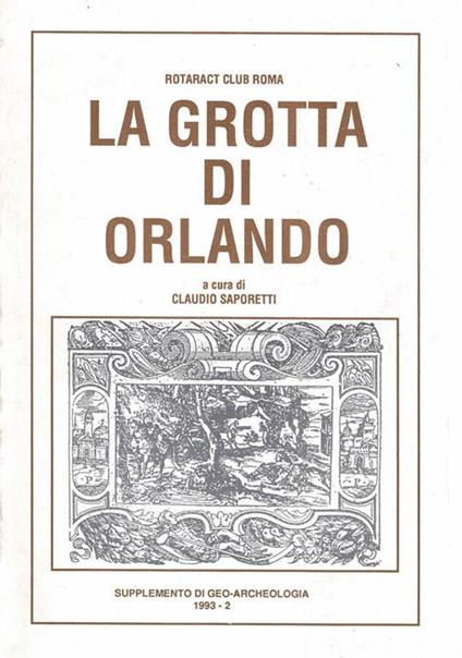 La Grotta di Orlando - Claudio Saporetti - copertina