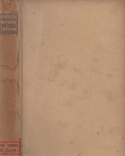 Société Belge de Microscopie - Angelico da Civitavecchia - copertina