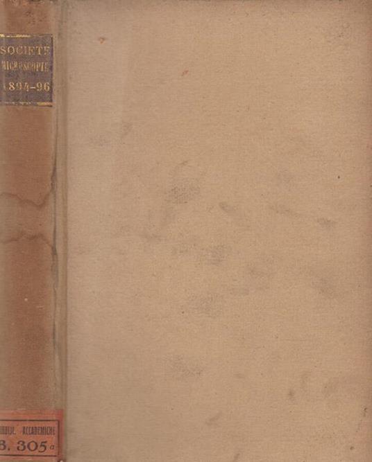 Société Belge de Microscopie - Angelico da Civitavecchia - copertina