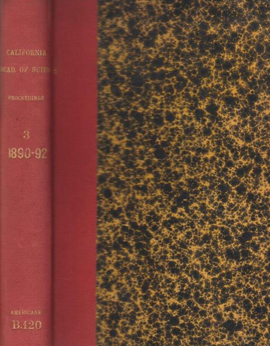 Proceedings of the California Academy of Sciences - Angelico da Civitavecchia - copertina