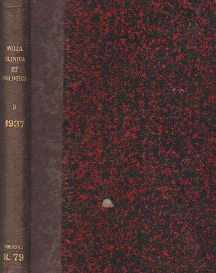 Folia Clinica et Biologica - Angelico da Civitavecchia - copertina