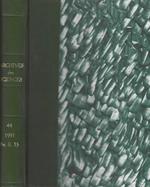 Archives des sciences Vol.44, anno 1991. Compte rendu des Séances de la société