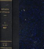 Rivista d'italia. Lettere, scienza ed arte anno X, volume II, 1907