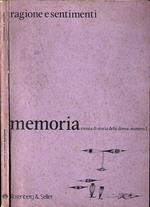 Memoria n. 1 - Ragione e sentimento
