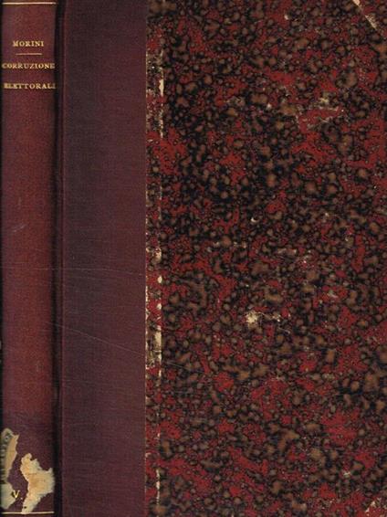 Corruzione elettorale - Carlo Morini - copertina