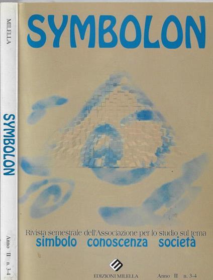 Symbolon anno 1998 N. 3-4 - Giovanni Manetti - copertina
