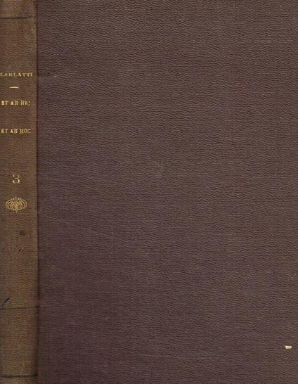 Et ab hic et ab hoc corpusculum inscriptionum - Americo Scarlatti - copertina