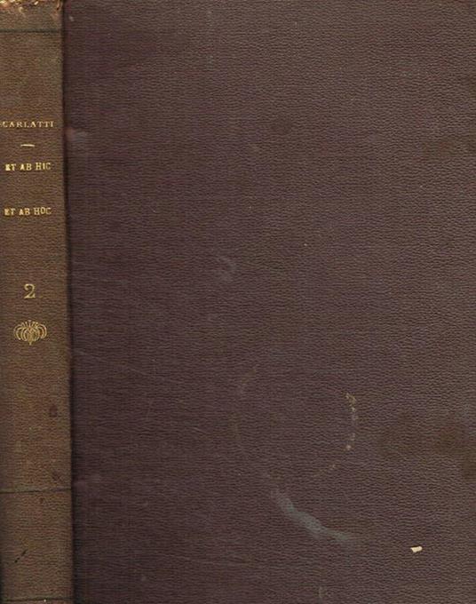 Et ab hic et ab hoc. Il castello dei sogni - Americo Scarlatti - copertina