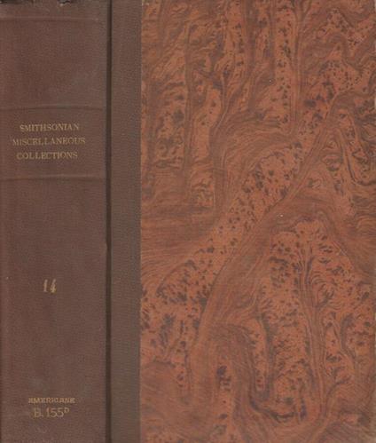 Smithsonian miscellaneous collections vol XIV - copertina