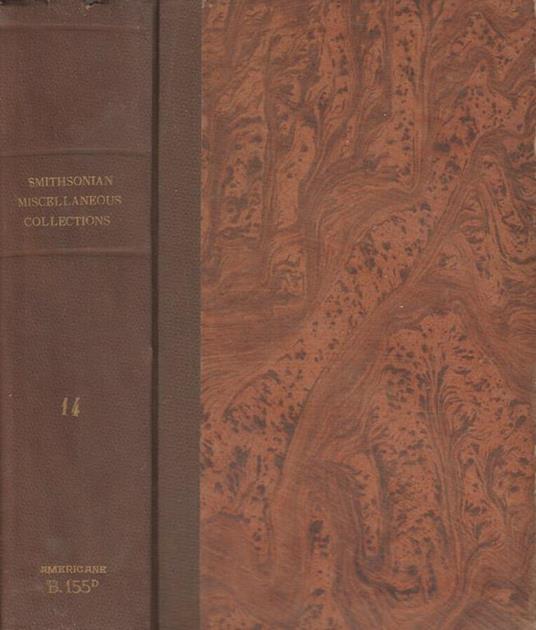 Smithsonian miscellaneous collections vol XIV - copertina