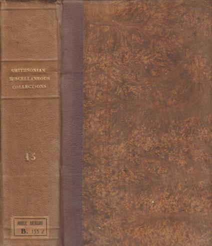 Smithsonian miscellaneous collections vol XV - copertina